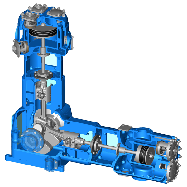 Compresseur d'air à piston sans huile 100L 3 Cv 10 bar Série Zero A39B-0  ABAC 4116000284