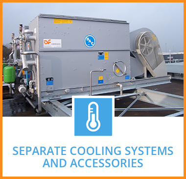 Separate cooling systems and accessories