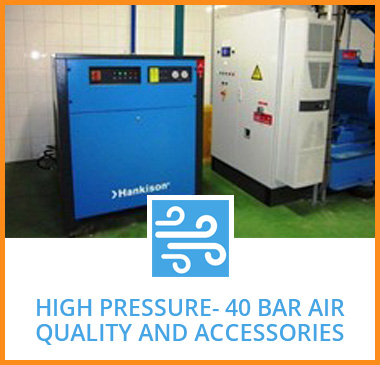 High Pressure- 40 bar air quality and accessories