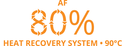 AF 80% heat recovery system