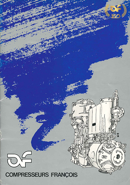 Brochure AF, design datant de la fin des années 1980.